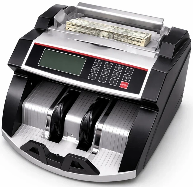Профессиональный Счетчик валют Bill Counter 2040 UV Машинка для банкнот с ультрафиолетовой детекцией, Скоростной Сортировщик денег - изображение 4