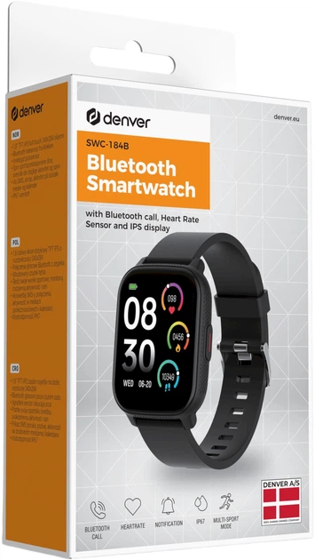 Smartwatch Denver SWC-184B Black - obraz 4
