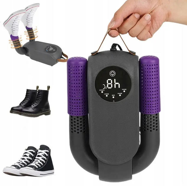 Электрическая сушилка для обуви RIAS Shoes Dryer HX-02 с таймером Black (3_08108) - Фото 2 Электрическая сушилка для обуви RIAS Shoes Dryer HX-02 с таймером Black (3_08108) - изображение 2