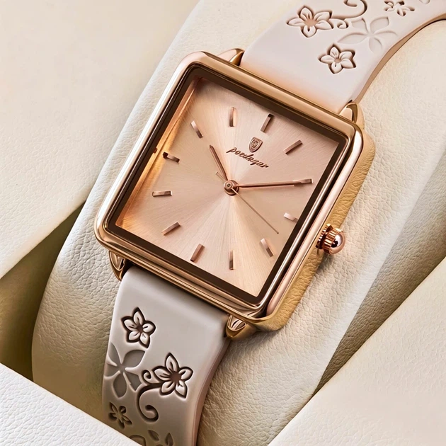 Жіночий годинник Poedagar Annet Beige, 2 ремінці - Фото 2 Жіночий годинник Poedagar Annet Beige, 2 ремінці - зображення 2
