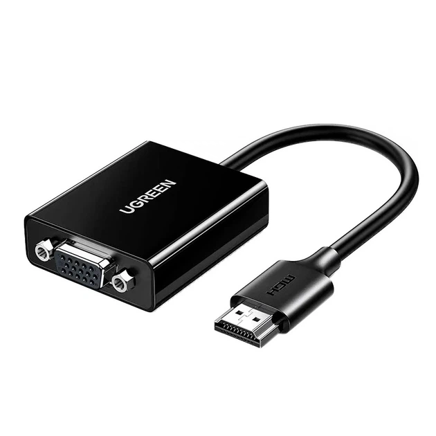 Перехідник UGREEN CM611 HDMI to VGA Adapter(UGR-90813) - Фото 1 Перехідник UGREEN CM611 HDMI to VGA Adapter(UGR-90813) - изображение 1