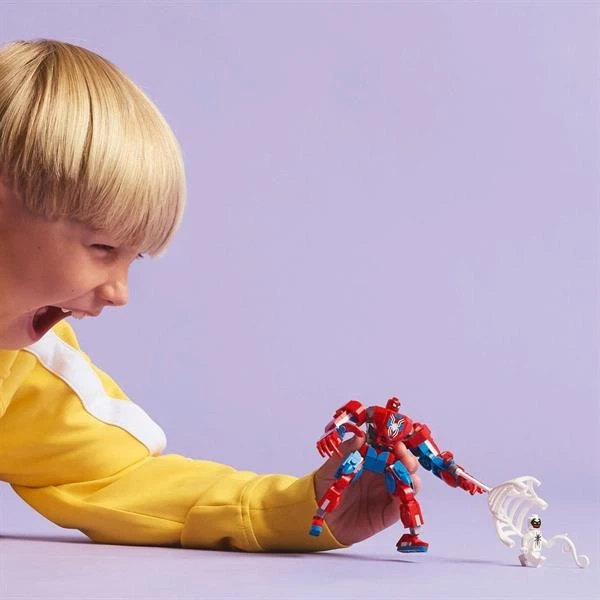 Конструктор LEGO Super Heroes Робот Людини-павука проти Анти-Венома 107 деталей (76308) - Фото 8 Конструктор LEGO Super Heroes Робот Людини-павука проти Анти-Венома 107 деталей (76308) - зображення 8