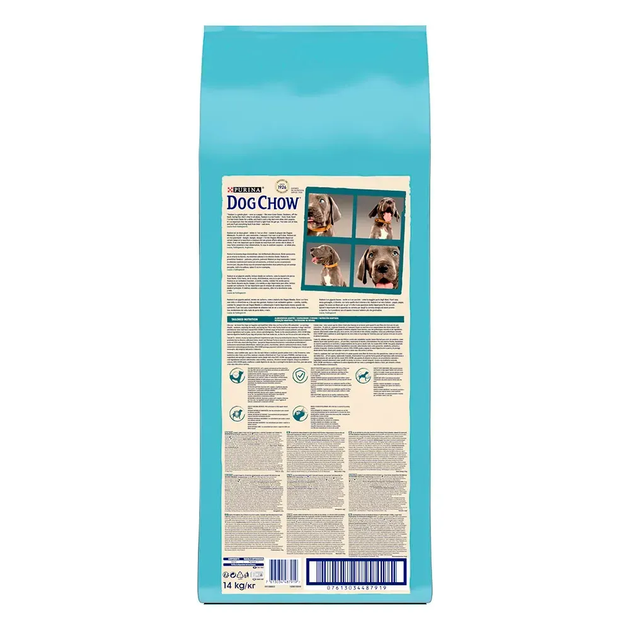 Сухой корм для щенков больших пород Dog Chow Puppy Large Breed со вкусом индейки 14 кг 12362420 - Фото 2 Сухой корм для щенков больших пород Dog Chow Puppy Large Breed со вкусом индейки 14 кг 12362420 - изображение 2