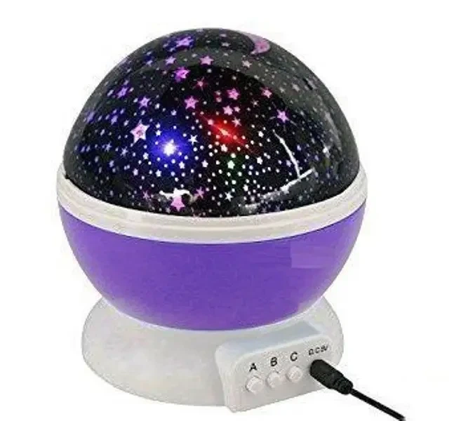 Ночник-проектор звездное небо Star Master Dream QDP01 Фиолетовый, синий, розовый - изображение 4