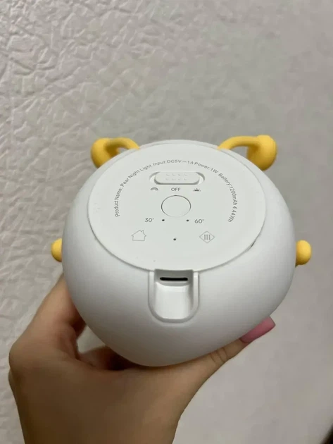 Детский силиконовый ночник-светильник «Груша» с LED-подсветкой, 7 цветами и USB-зарядкой - изображение 4