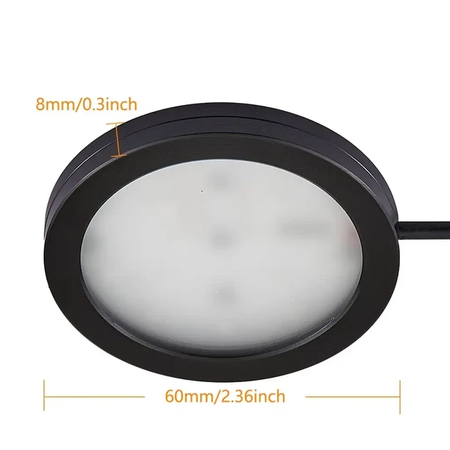 LED подсветка для Bambu Lab LED Lamp Kit 001, USB 5V, 3W, (Теплый белый, Черный корпус) - изображение 2