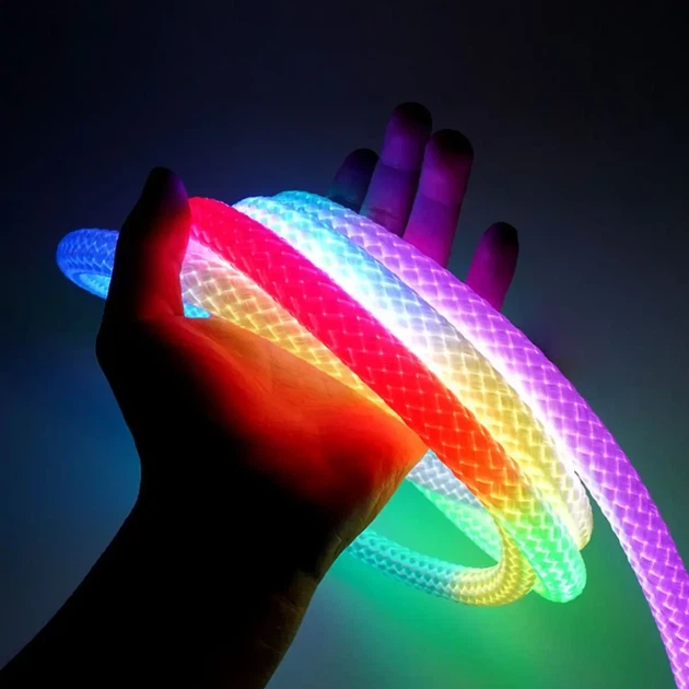 Неоновая LED RGB лента 5 м с чешуйчатым покрытием и управлением через приложение, пульт - изображение 5