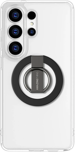 Etui AMAZINGTHING Minimal Ring Set na Samsung S26 Ultra Przezroczyste (4896238102236) - obraz 2