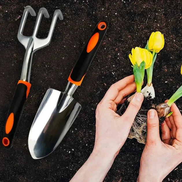 Набор садовых инструментов в кейсе 14 в 1 Gardening Set ART Универсальный садовый набор - изображение 8