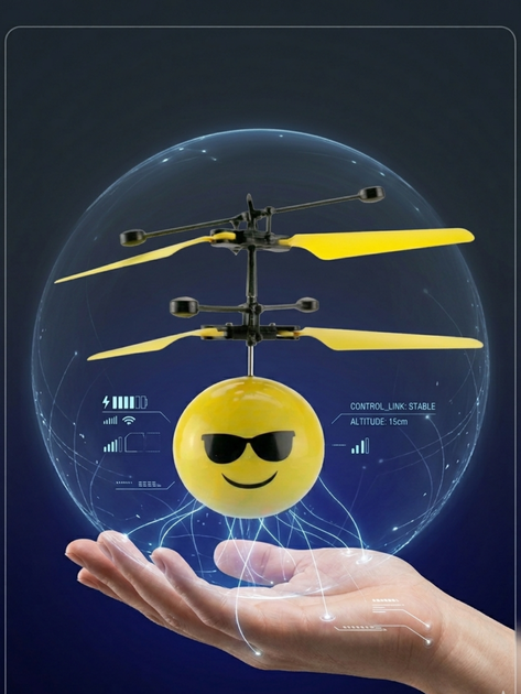Іграшка UFT Летючий смайлик Fly Smile3 (Smile3) (4820176250339) - зображення 4
