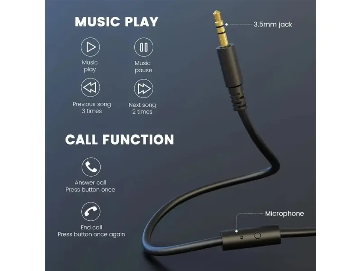 Навушники з мікрофоном OneOdio Studio Hifi Black - зображення 6