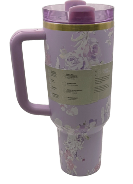 Термос термокружка Stanley Quencher H2.0 Tumbler из нержавеющей стали 1,18 л Happy Thoughts KT6007859 - изображение 8