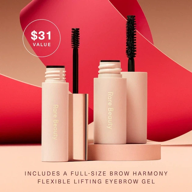 Набір для макіяжу Rare Beauty by Selena Gomez Lash & Brow Essentials Duo Makeup Gift Set - зображення 2
