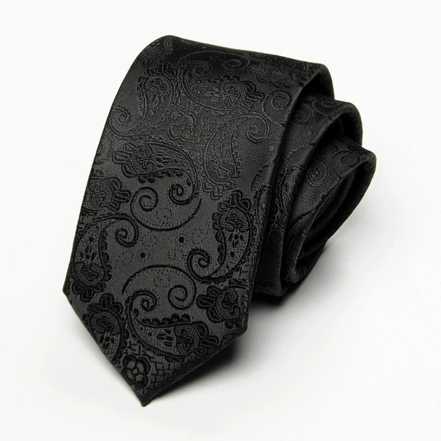 Класична краватка з ретро принтом Honey Fashion Accessories чорний (30к053) - изображение 2