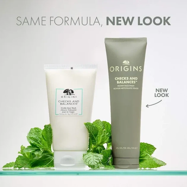 М'який очищувальний засіб для обличчя Origins Checks and Balances Frothy Face Wash Gentle Cleanser - зображення 2