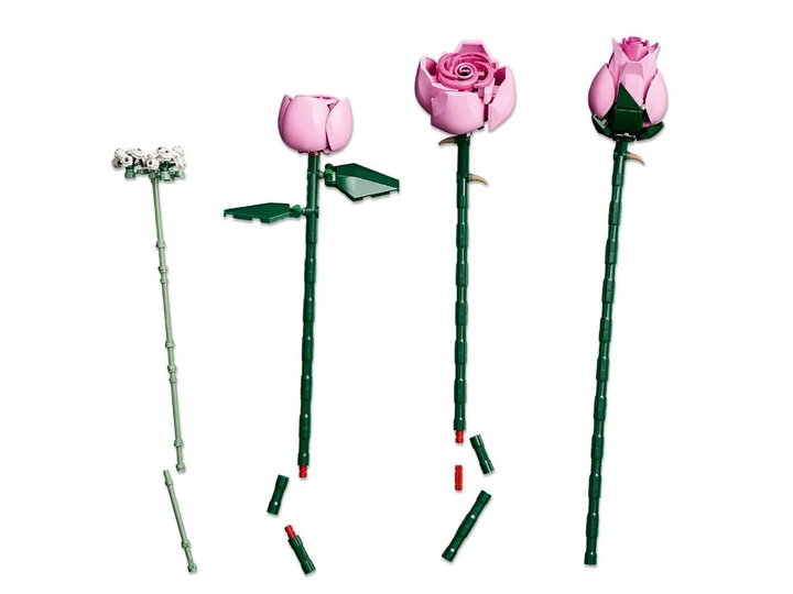 Конструктор LEGO Botanicals Букет розовых роз 789 детали (10374) - изображение 7