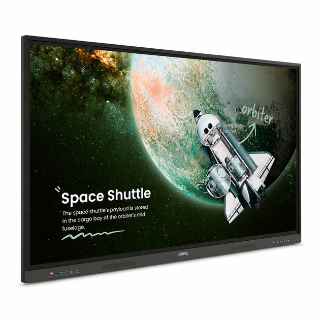 Информационный дисплей сенсорный 86" BenQ RE8604A IPS 4K UHD 450 кд/м² 8 мс Android 14 Black - изображение 2