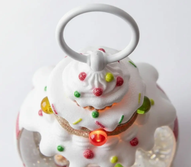 Ночник новогодний Кекс XMAS WDL-25015A 10106, санта - изображение 4
