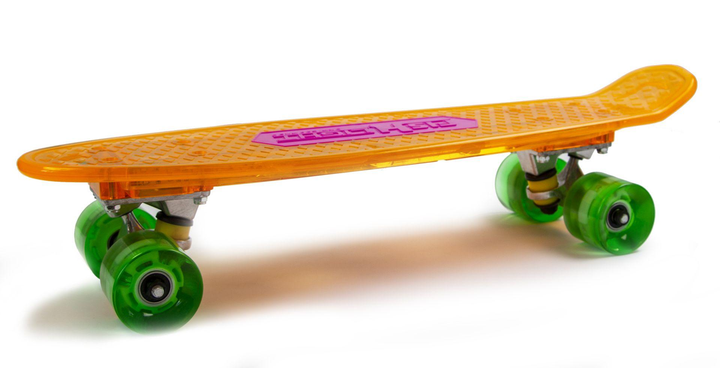 Пенни борд Fish Skateboard Original Orange музыкальная и светящаяся дека - изображение 5