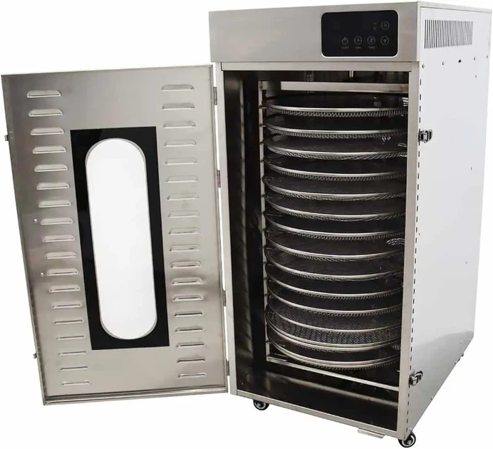 Роторный дегидратор сушилки Food Dehydrator LT-103 для овощей фруктов мяса грибов 20 лотков 2000Вт - изображение 2