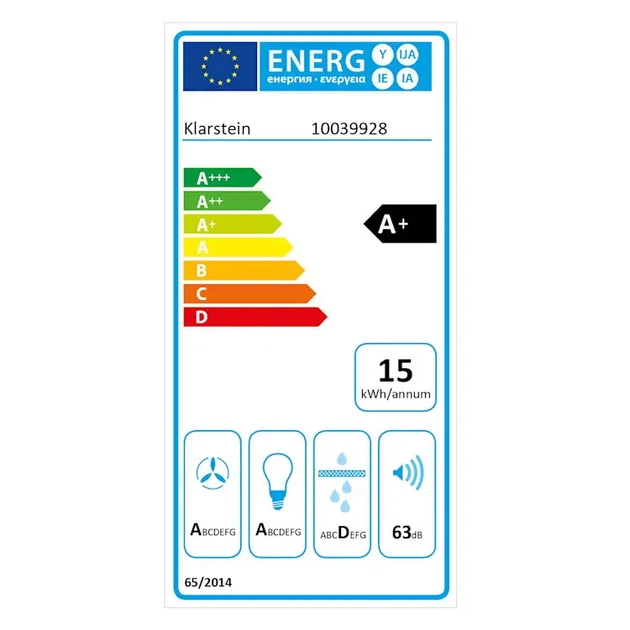 Вытяжка Klarstein Aurora Eco 550 м³/час (10039928) - изображение 3