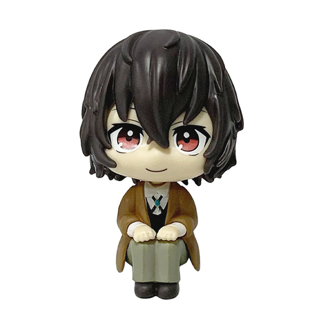 Фигурка чиби Проза Бродячих Псов Осаму Дазай Bungo Stray Dogs Osamu Dazai 9 см - изображение 2