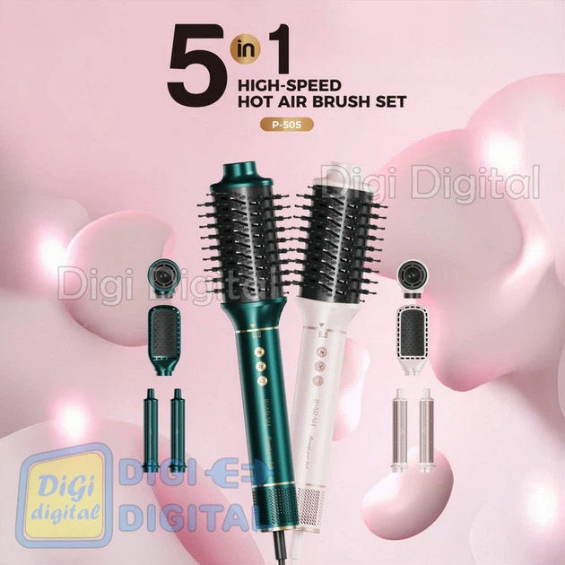 R♡ Фен-стайлер IPARAH 5 в 1 P-505P PINK 5 насадок 3 режима 3 режима
