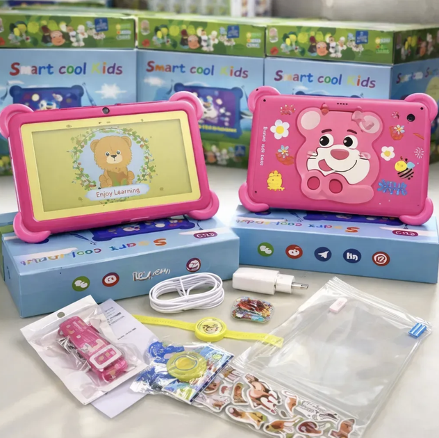 Планшет детский Smart Cool Kids C12 8 256GB с экраном 7 дюймов Android для обучения и игр Синий с мощным аккумулятором для длительного использования и встроенным родительским контролем для полной безопасности ребенка в интернете - изображение 6