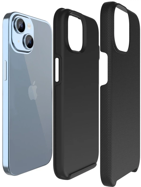 Etui 3MK Fortis MagCase do Apple iPhone 15 Black (5903108754194) - obraz 2