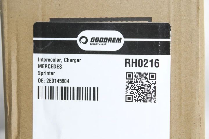 Радіатор інтеркулера а Sprinter/Crafter 06- GOODREM RH0216 Mercedes Sprinter; Volkswagen Crafter 2E0145804, 68014095AA, A9065010101 - изображение 4