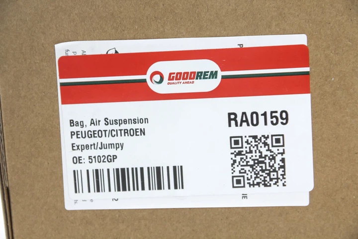 Подушка пневмопідвіски (ззаду) Fiat Scudo/Peugeot Expert 07-GOODREM RA0159 Citroen Jumpy; Peugeot Expert; Fiat Scudo 5102GP, 8840572260 - зображення 4