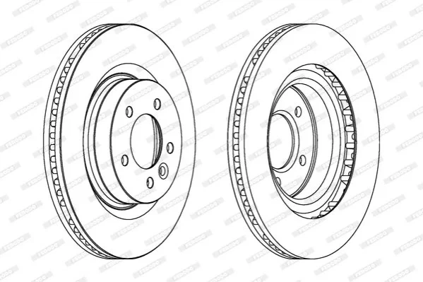 Гальмівний диск FERODO DDF1432C1 Land Rover Discovery, Range Rover SDB00614, SDB000614, SDB000613 - Фото 1 Гальмівний диск FERODO DDF1432C1 Land Rover Discovery, Range Rover SDB00614, SDB000614, SDB000613 - изображение 1