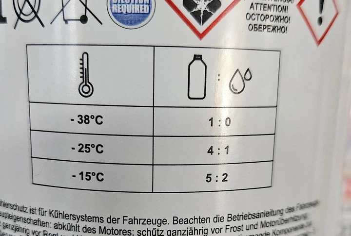Антифриз G11 BLUE (синій) -38°C (5L) (GERMANY) GOODREM R38G11-BLU-005 Audi 80, 100; Citroen Xsara; Volkswagen Transporter 90297545, 1940656, VWTL774C - зображення 4