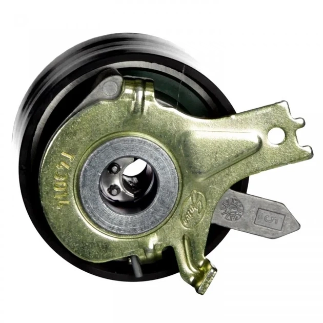 Натяжний ролик зубчастого ремня FEBI 21269 Renault Scenic, Clio, Kangoo, Megane, Duster, Logan, Grand Scenic, Twingo; Nissan Almera, Kubistar, Juke, Micra, Note; Dacia Duster; Suzuki Jimny 1276084A50, 1276084A50000, 1276084A50000S1 - зображення 3