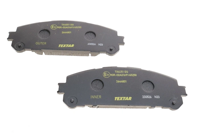 Комплект гальмівних колодок TEXTAR 2644801 Toyota Rav-4; Lexus RX 446502530, 044650E070, 446548240 - изображение 3