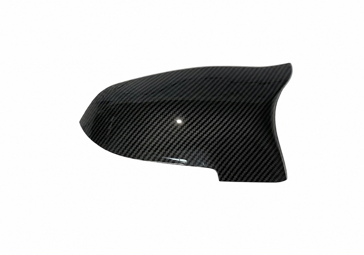 Накладки на дзеркала BMW F01 F06 F07 F10 F11 F12 F13 M-Style під повторювачі Carbon Look - зображення 3
