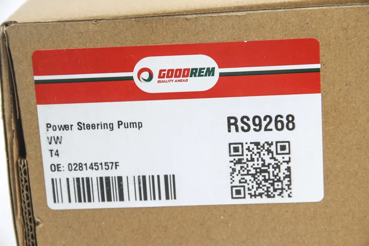 Насос гідропідсилювача T4 1.9D/TD (100 бар) GOODREM RS9268 Volkswagen Transporter 028145157F, 7D0422155A, 028145157FX - изображение 4