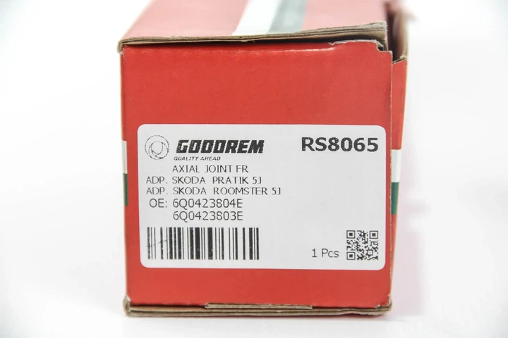 Тяга рульова Skoda Fabia/VW Polo/Seat Cordoba 00- GOODREM RS8065 Volkswagen Polo; Skoda Roomster, Fabia; Seat Cordoba, Ibiza 6Q0423804E, 6Q0423803E, 6Q0423804P - изображение 4