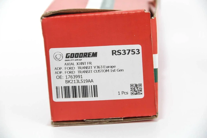 Тяга рульова Ford Transit (V363) 12- GOODREM RS3753 Ford Transit 1763991, BK213L519AA, BK2Z3280A - Фото 4 Тяга рульова Ford Transit (V363) 12- GOODREM RS3753 Ford Transit 1763991, BK213L519AA, BK2Z3280A - изображение 4