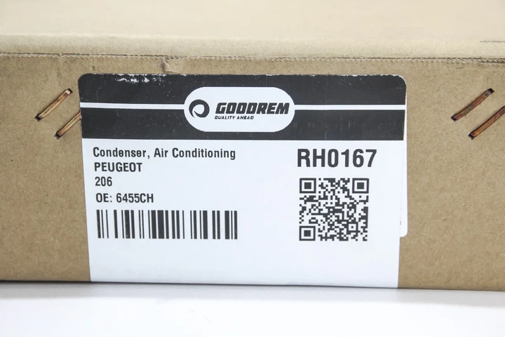 Радіатор кондиціонера 206/206+ 1.1i 98- GOODREM RH0167 Peugeot 206 6455CH, 6455CJ - изображение 4