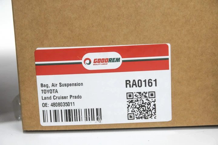 Подушка пневмопідвіски (ззаду) Toyota Land Cruiser Prado 3.0D-4D 02 Пр. GOODREM RA0161 Toyota Land Cruiser; Lexus GX 4808035011, 4808035010, 4808035020 - зображення 5