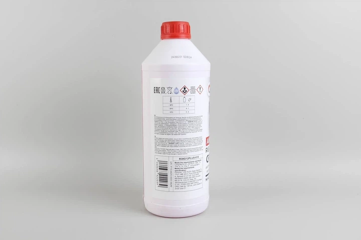 Антифриз G12+ RED (червоний) -38°C (1.5L) (GERMANY) GOODREM R38G12PLUS-015 Audi 80, A4, A6; Volkswagen Scirocco, Caddy, LT, Golf; Seat Exeo, Leon; Skoda Octavia 1940663S3, VWTL774D, VWG12TL774D - зображення 2