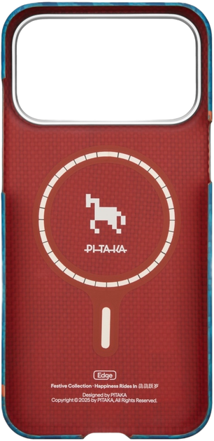 Панель PITAKA Happiness Rides Edge MagSafe для Samsung Apple iPhone 17 Pro Max Indigo (741654368411) - зображення 3