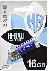 Флешка USB 16GB Hi-Rali Rocket синий - Фото 1 Флешка USB 16GB Hi-Rali Rocket синий - изображение 1