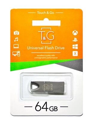 Флешка USB 64GB T&G метал 117 черный - Фото 2 Флешка USB 64GB T&G метал 117 черный - изображение 2