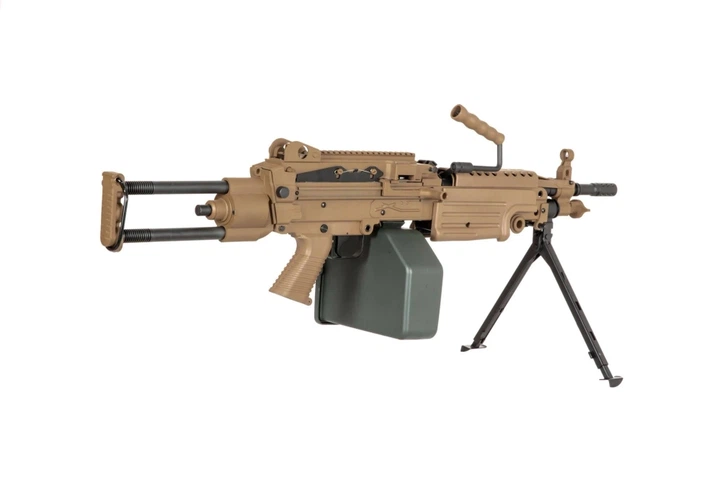 Страйкбольний кулемет Specna Arms SA-249 Para Core Tan - зображення 5