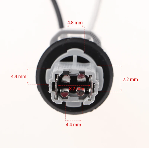 Патрон цоколь под лампу W5W W2,1x9,5d Lexus, Toyota 90075-60004 - изображение 4
