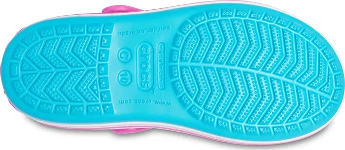 Крокси босоніжки Crocs Crocband Sandal Digital Aqua 25 блакитні - Фото 3 Крокси босоніжки Crocs Crocband Sandal Digital Aqua 25 блакитні - изображение 3