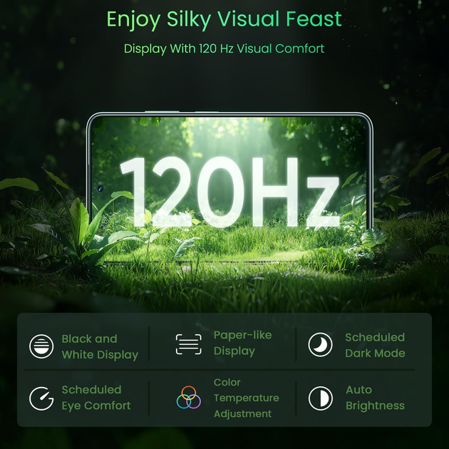 Смартфон realme 14x 5G 8/256GB Peridot Green - Экран 120 Гц