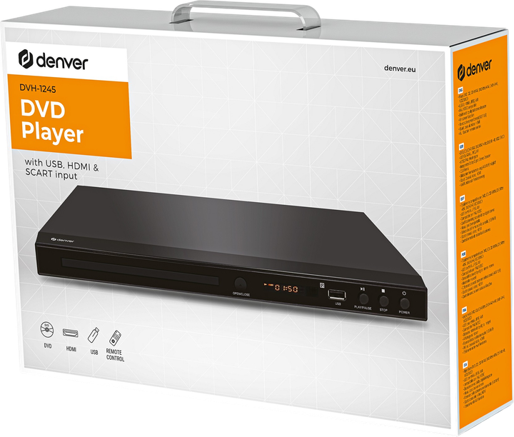Odtwarzacz DVD Denver 5.1-kanałowy z HDMI (DVH-1245MK3) - obraz 2
